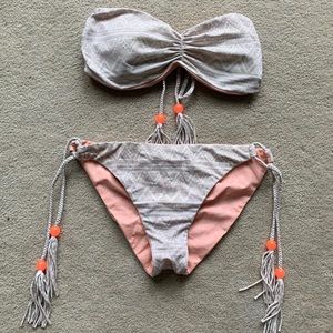 Reversible Bathing Suit Bikini Swimwear Set